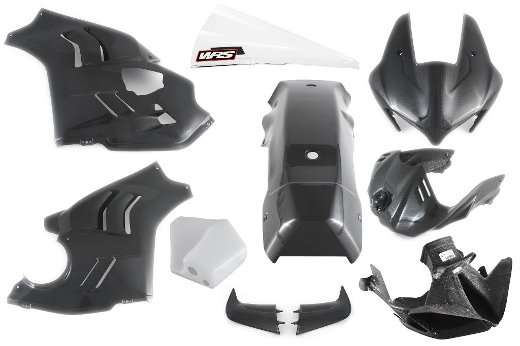 COMPLETE FAIRING KIT - V4/R 2022 -&gt; RS - with fasteners and windscreen